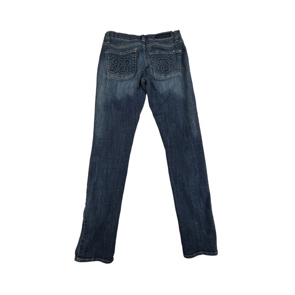 Rock & Republic Skinny Jeans Womens 8 Blue Denim 30" - Picture 3 of 9